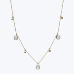 Cleo Cabochon Moonstone Necklace