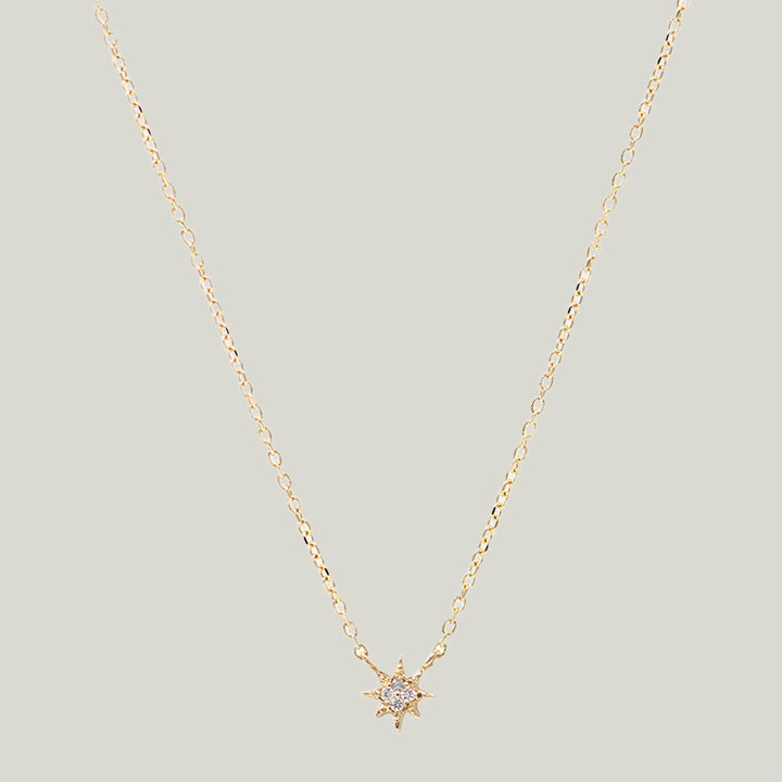 Aztec Diamond Starburst Necklace