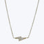 Aztec Diamond Lightning Bolt Necklace