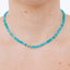 Boheme Smooth Paraiba Opal Rondelle Beaded Necklace