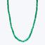 Boheme Saucer Spacer Green Opal Beaded Necklace