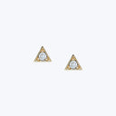 Cleo Triangle Earrings Diamond