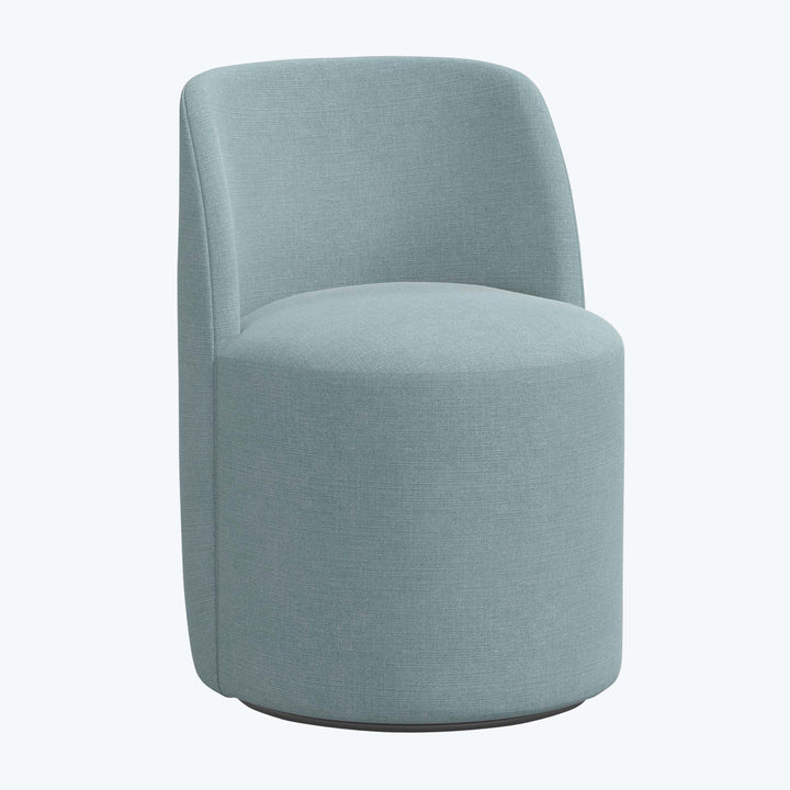 Jessa Swivel Dining Chair Sea Glass