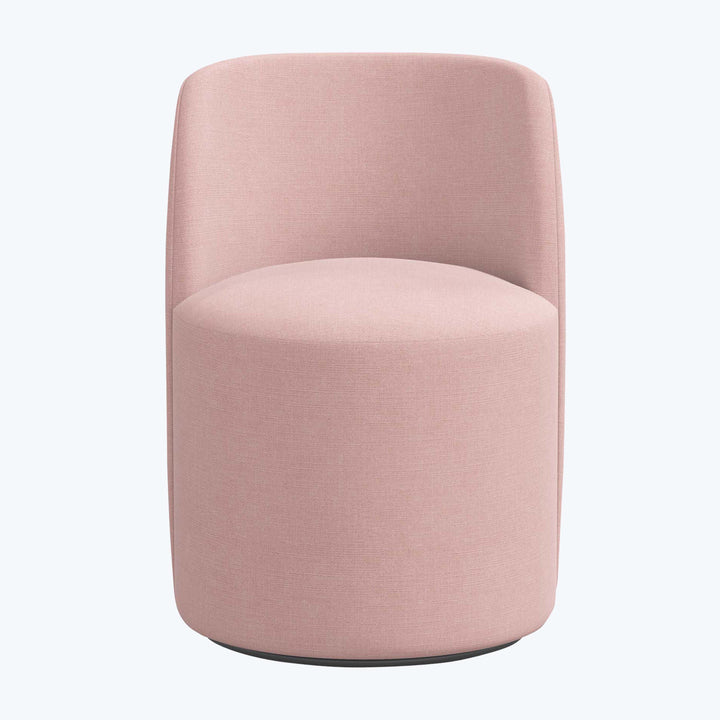 Jessa Swivel Dining Chair Blush