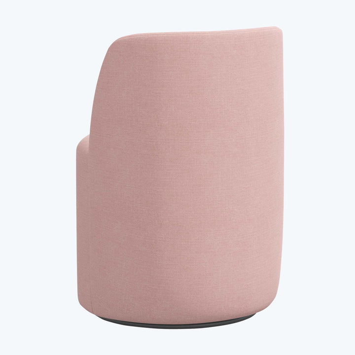 Jessa Swivel Dining Chair Blush