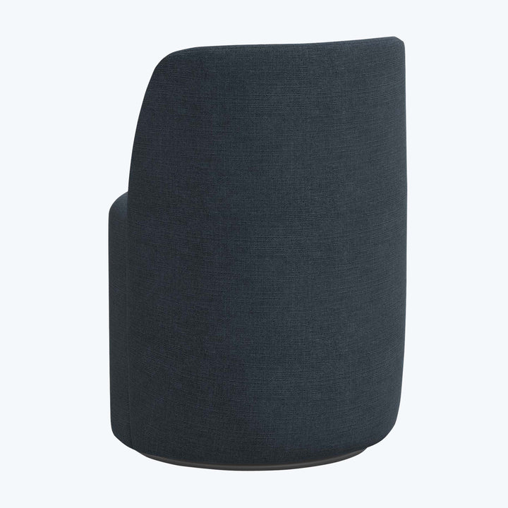 Jessa Swivel Dining Chair Navy