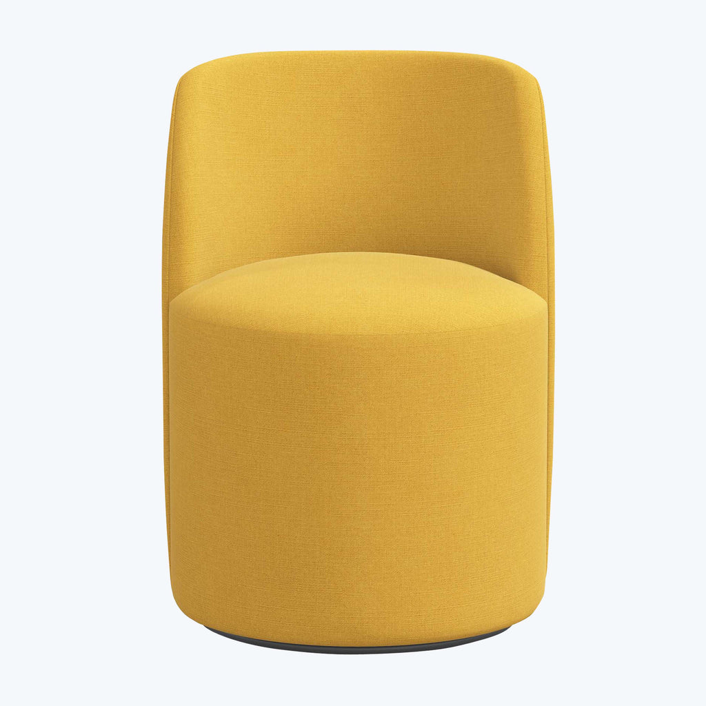 Jessa Swivel Dining Chair French Yellow
