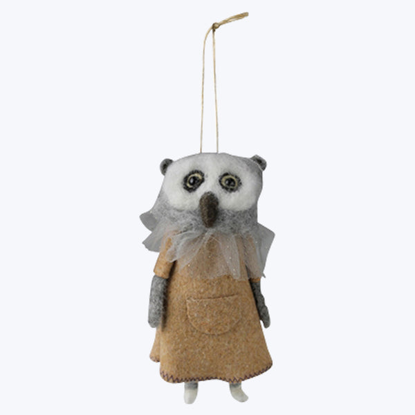 Owl in Coat Ornament Default Title