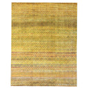 Yellow-Green Transitional Silk Rug - 7'10" x 10'4" Default Title