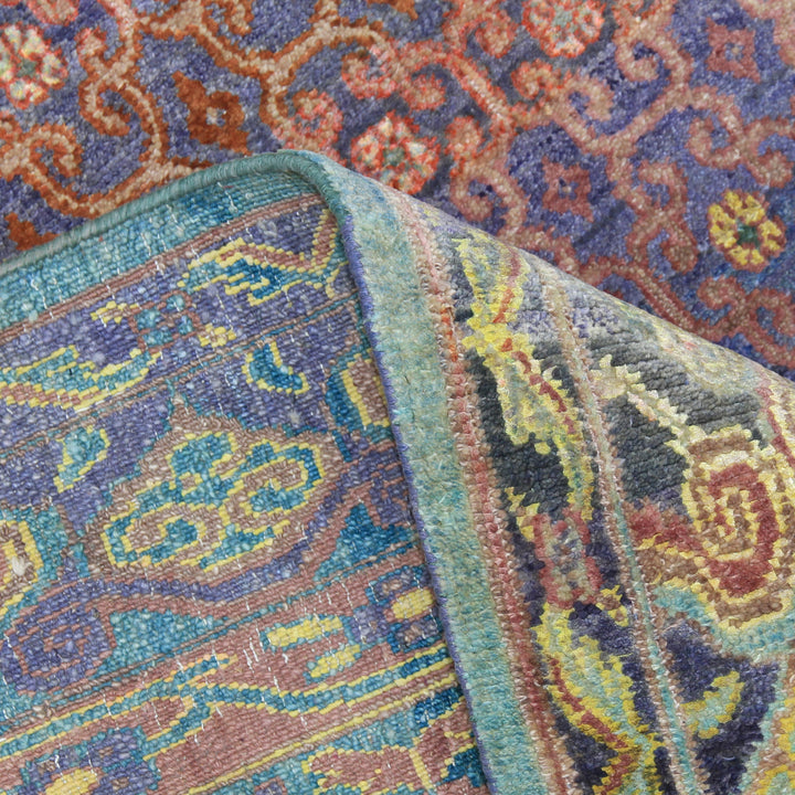 Multicolored Transitional Wool Silk Blend Rug - 8' x 10'6" Default Title