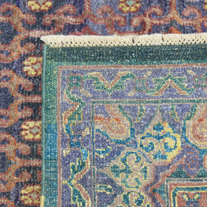 Multicolored Transitional Wool Silk Blend Rug - 8' x 10'6" Default Title