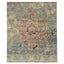 Multicolored Transitional Wool Silk Blend Rug - 7'10" x 9'9" Default Title