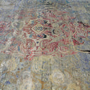 Multicolored Transitional Wool Silk Blend Rug - 7'10" x 9'9" Default Title