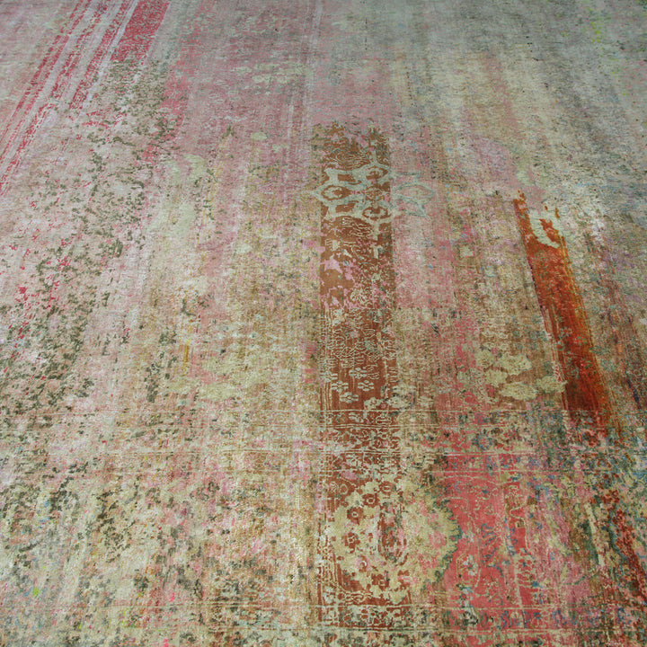 Multicolored Transitional Silk Rug - 8'8" x 12'6" Default Title