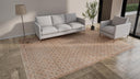 Beige & Orange Sabideh Transitional Wool Rug - 9' x 12'