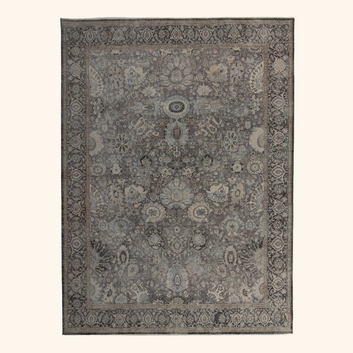 Transitional Wool Rug - 9' x 12' Default Title
