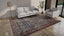 Blue Sabideh and Red Distressed Traditional Wool Rug - 9' x 12'