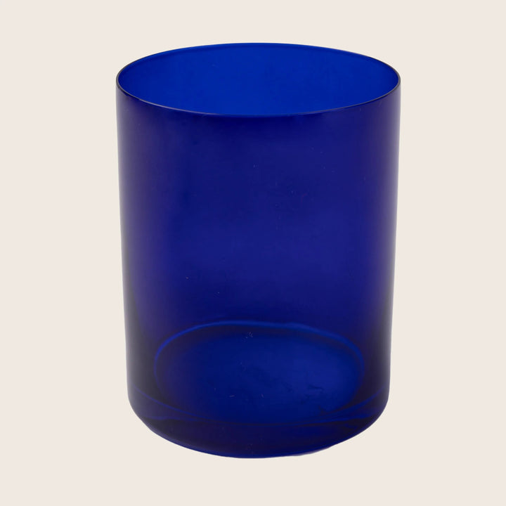 Seasons Old Fashioned Glass Winter Cobalt