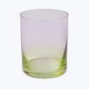 Seasons Old Fashioned Glass Spring Ombre Lavender/Green