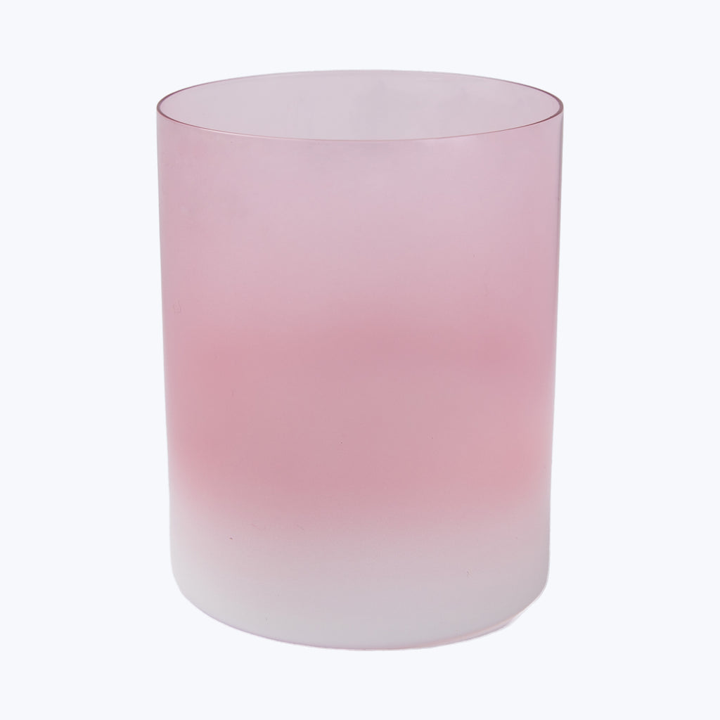 Seasons Old Fashioned Glass Summer Ombre Raspberry/White