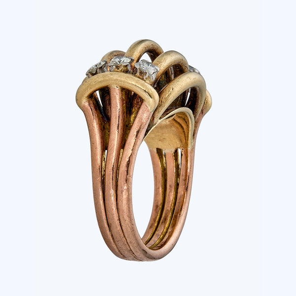 Boucheron 1940s Diamond Ring