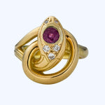 Fred Paris Ruby Snake Ring
