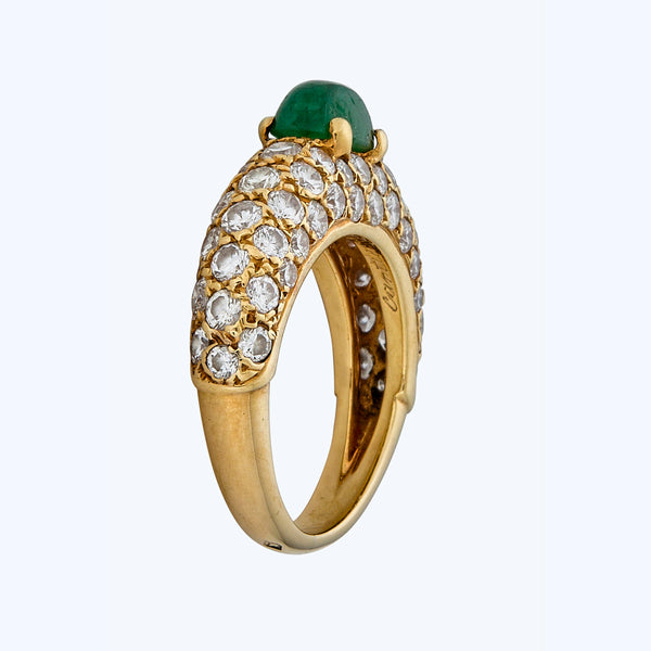 Cartier 0.81 ct Emerald Ring