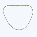 18K Yellow Gold Diamond Tennis Necklace