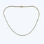 18K Yellow Gold Diamond Tennis Necklace