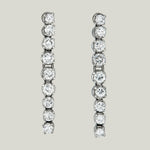 2.35 ct. Art Deco Diamond Dangle Earrings