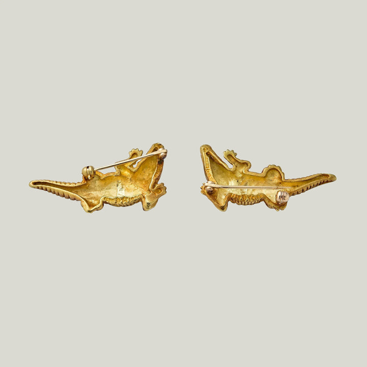 Kielselstein Cord Alligator Pins