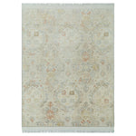 Multicolored Transitional Silk Rug - 9'11" x 14'7"