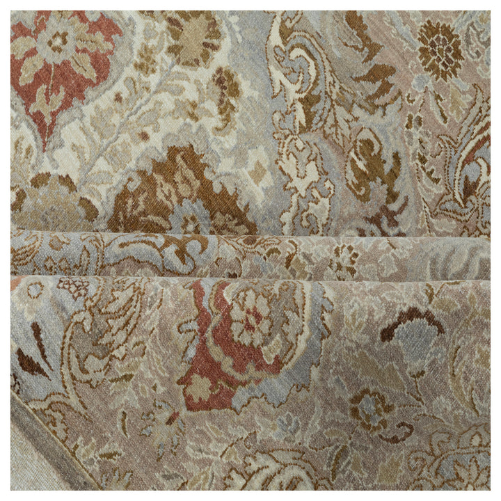 Multicolored Transitional Silk Rug - 9'11" x 14'7"