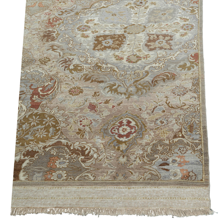 Multicolored Transitional Silk Rug - 9'11" x 14'7"