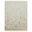 Cream and Taupe Transitional Silk Rug - 9' x 12'5"