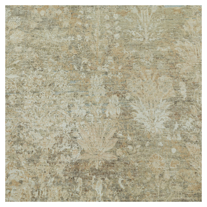 Beige Transitional Wool Rug - 9'6" x 13'6"