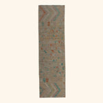 Zameen Patterned Transitional Wool Rug - 2'10" x 10'2"