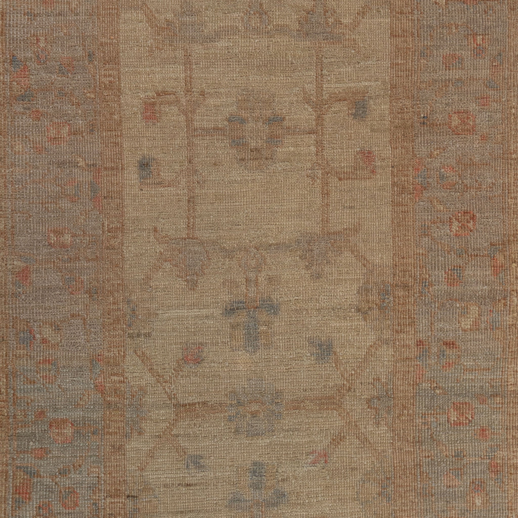 Zameen Patterned Transitional Wool Rug - 2'11" x 10"