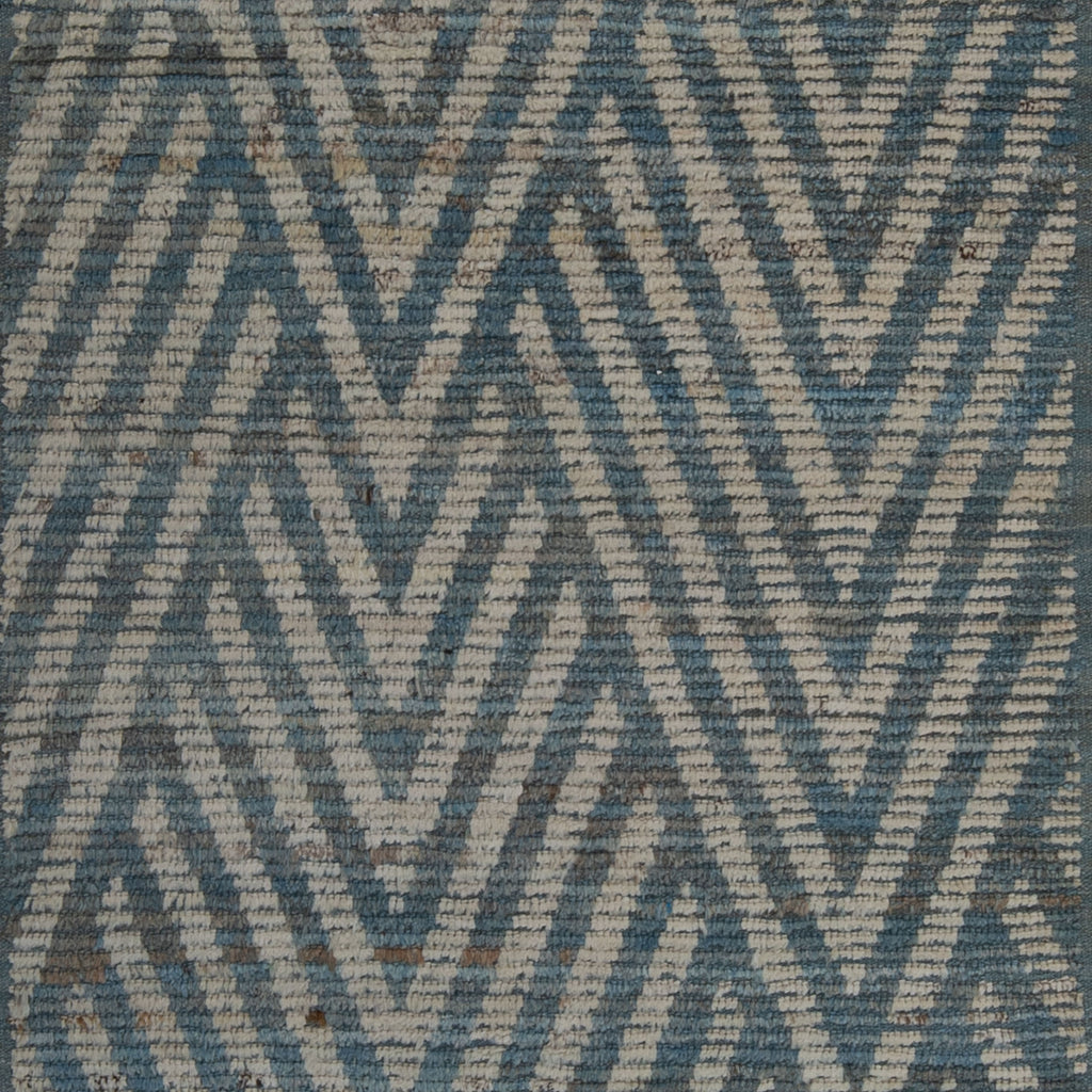 Zameen Patterned Transitional Wool Rug - 3'2" x 10'2"