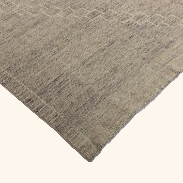 Zameen Patterned Transitional Wool Rug - 8'11" x 10'7"