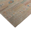 Zameen Patterned Transitional Wool Rug - 4'3" x 5'8"