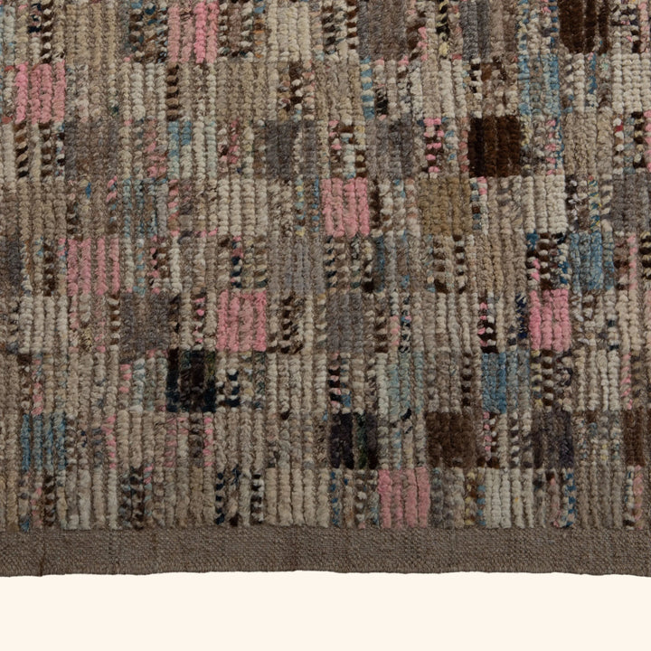 Zameen Patterned Transitional Wool Rug - 10'5" x 13'10"
