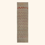 Zameen Patterned Transitional Wool Runner - 2'9" x 9'10"