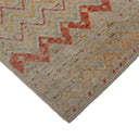 Zameen Patterned Transitional Wool Runner - 2'9" x 9'10"