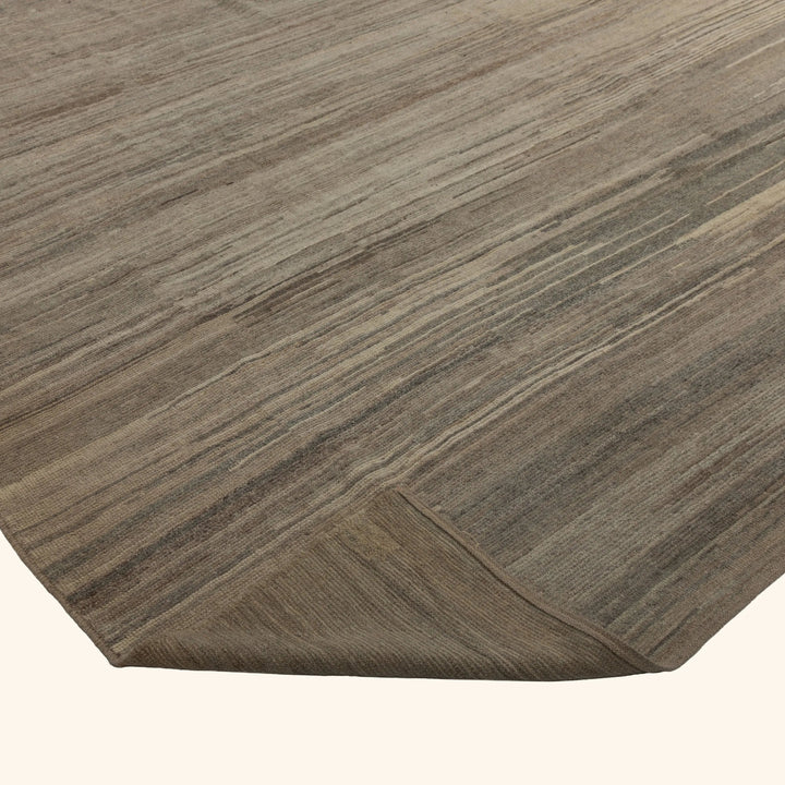 Zameen Patterned Transitional Wool Rug - 13'5" x 17'10"