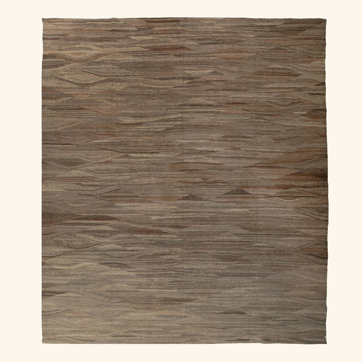 Zameen Patterned Transitional Wool Rug - 13'2" x 14'4"