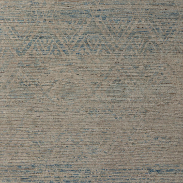 Zameen Patterned Transitional Wool Rug - 8'4" x 10'