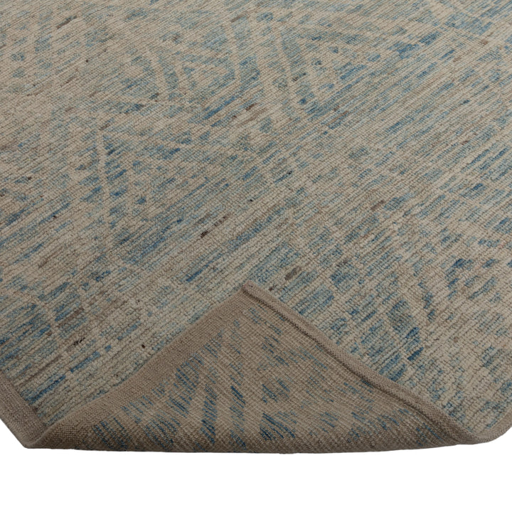 Zameen Patterned Transitional Wool Rug - 8'4" x 10'
