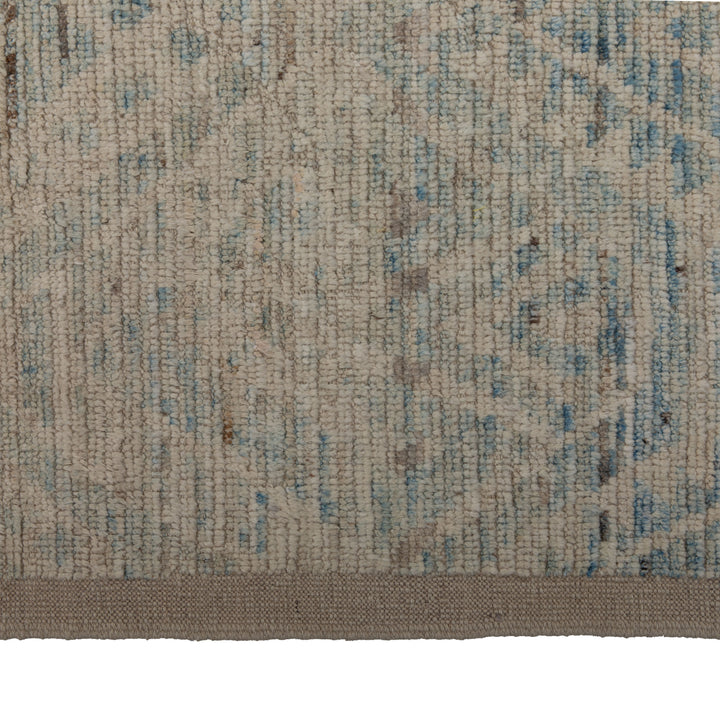 Zameen Patterned Transitional Wool Rug - 8'4" x 10'