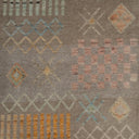 Zameen Patterned Transitional Wool Rug - 2'9" x 9'7"